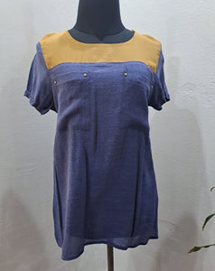 Colour Block Casual Top (Small)