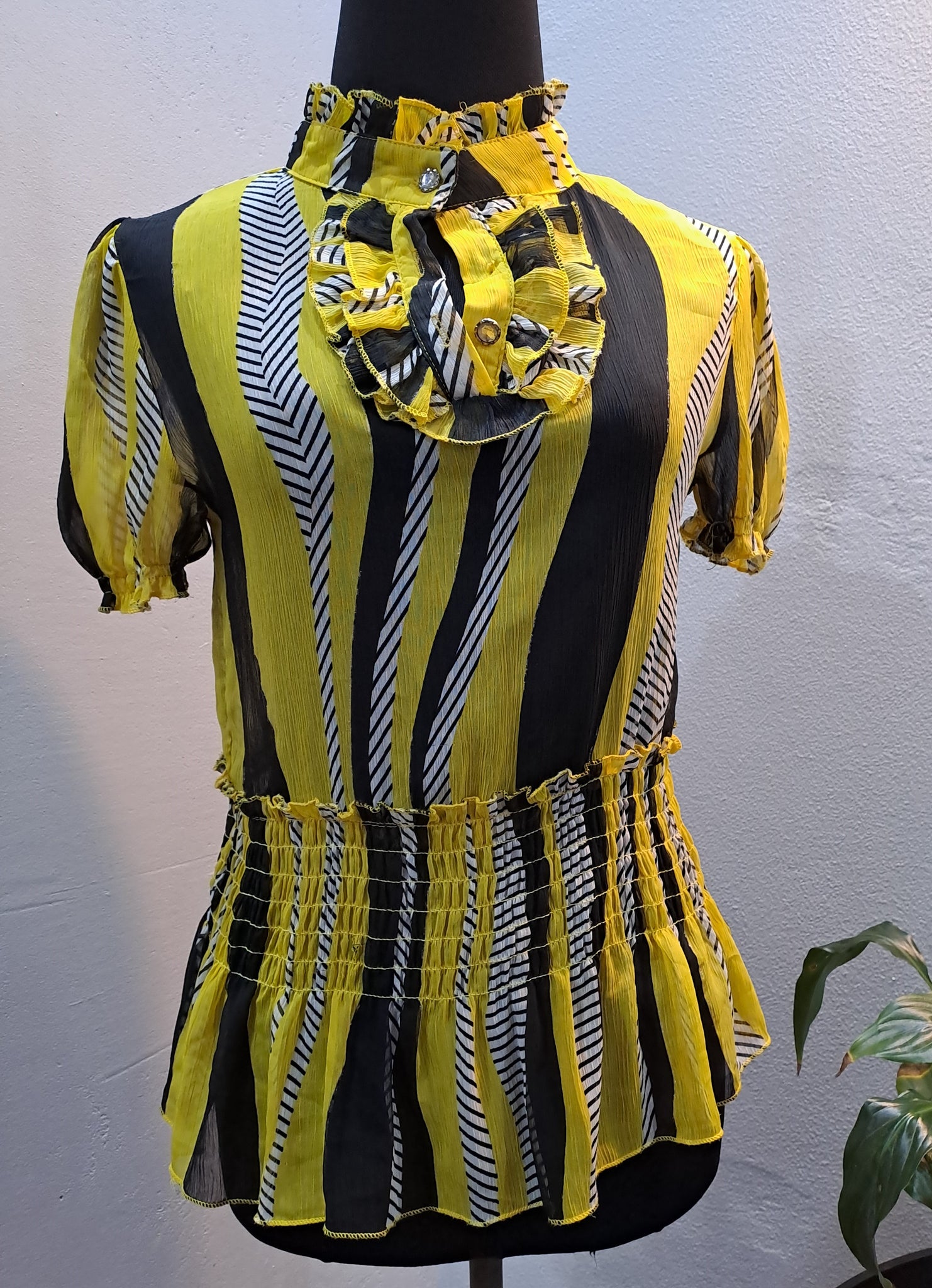 Chiffon Ruffle Top (Small)