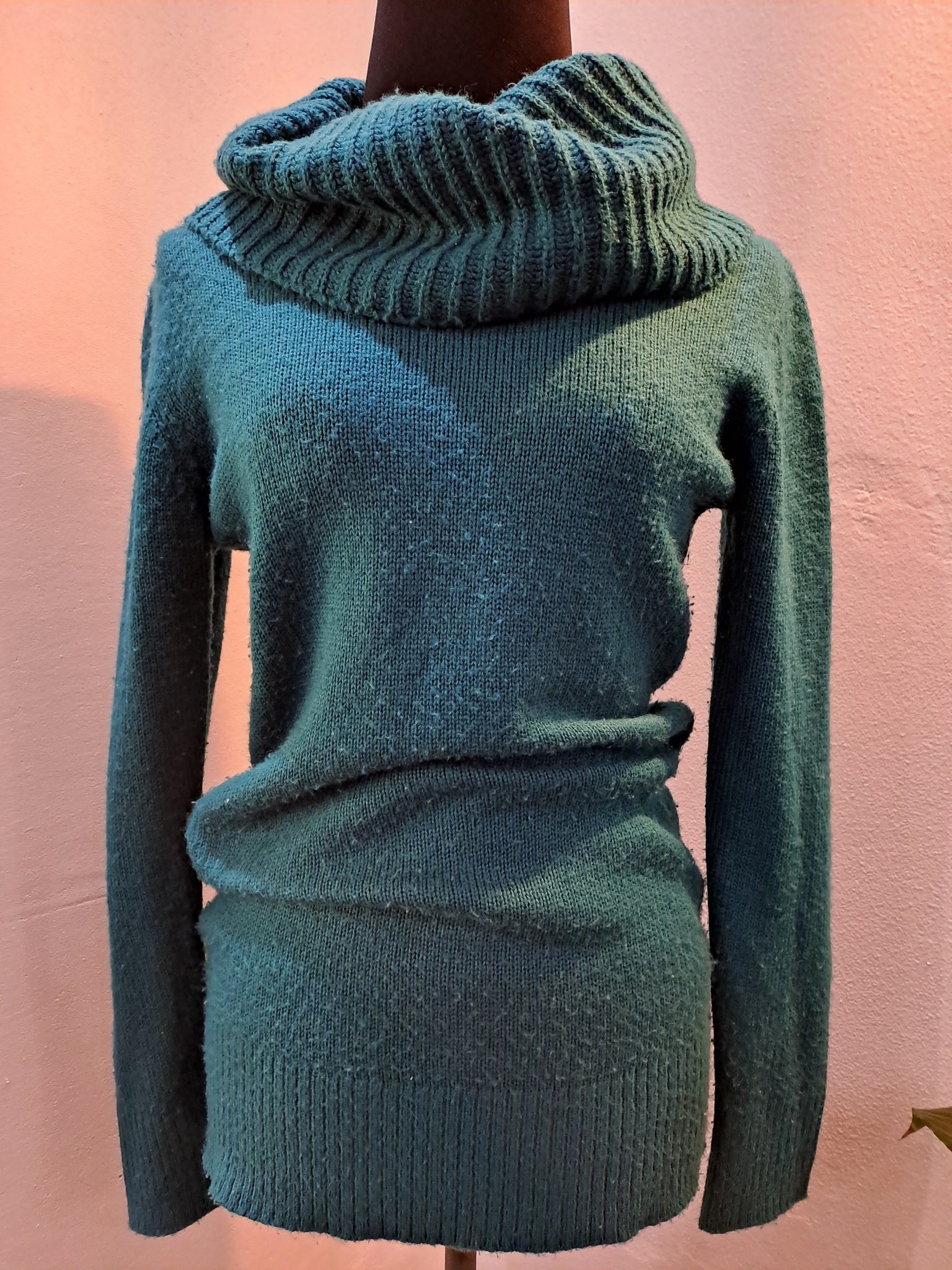 Polo Neck Wool Jersey (Small)