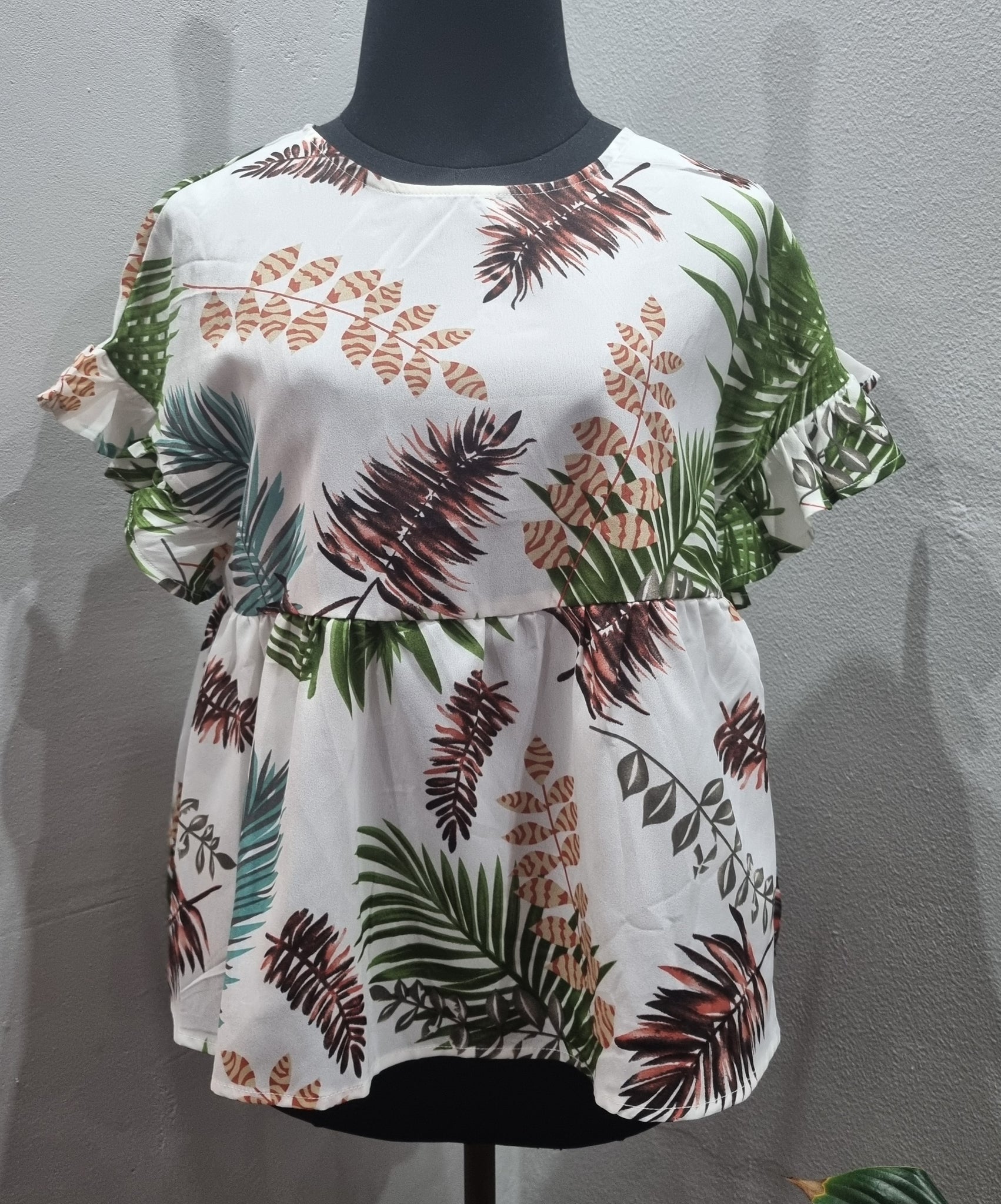 Floral Baby Doll Top (XSmall)