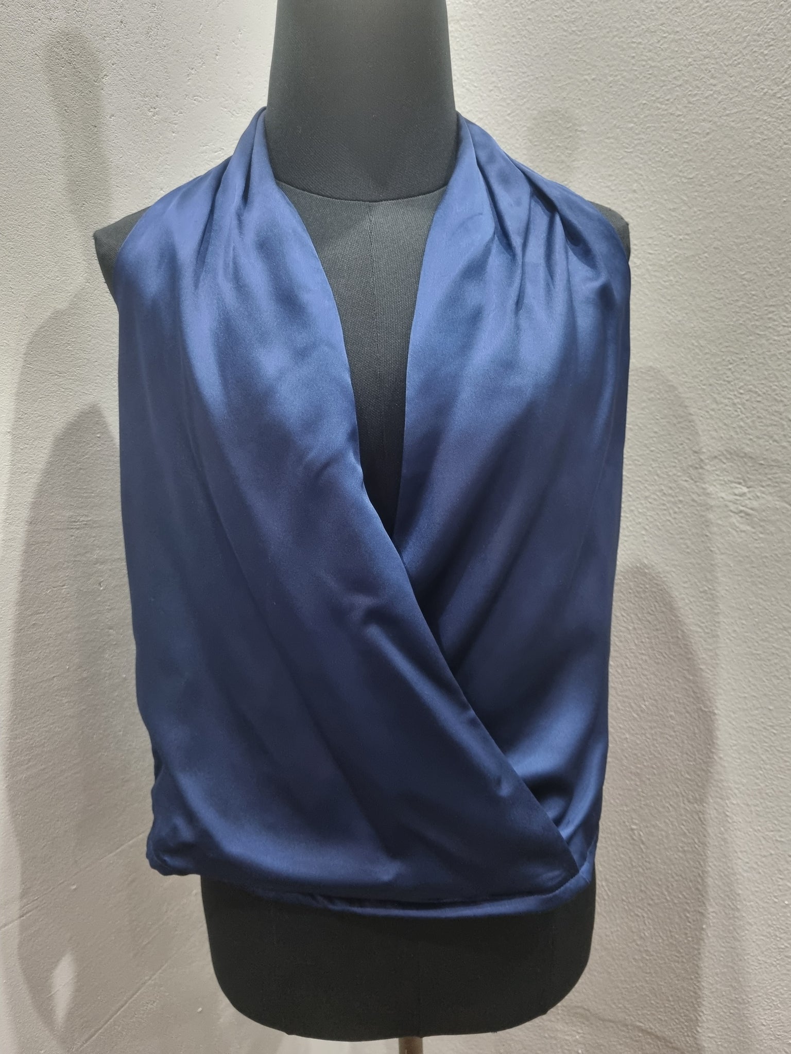 Cross Over Satin Top (Medium)