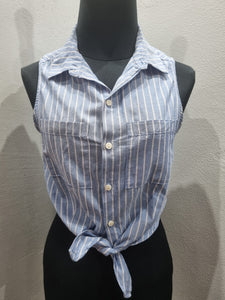 H&M Tie Front Top (XSmall)