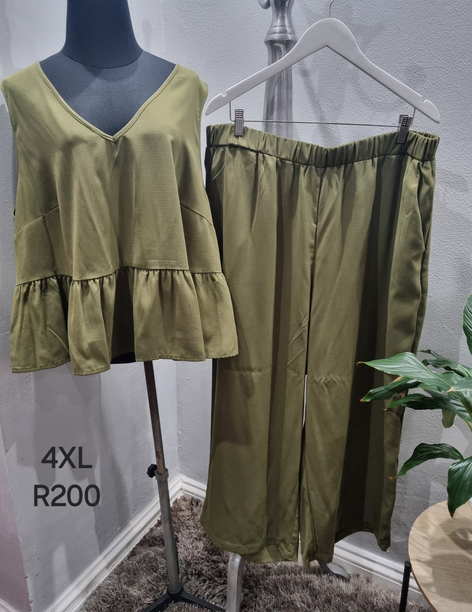 Peplum 2pc Set (4XL)