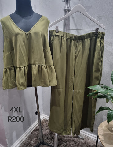 Peplum 2pc Set (4XL)