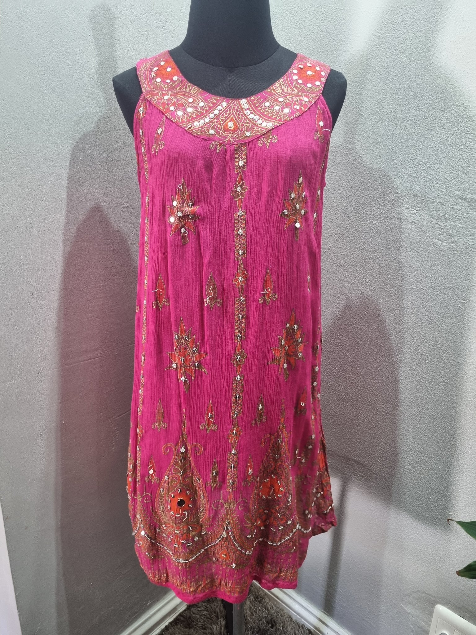 Embroidered Summer Dress (Small)