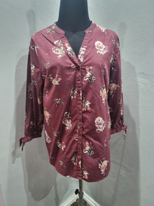 Floral Cotton Shirt (Small)