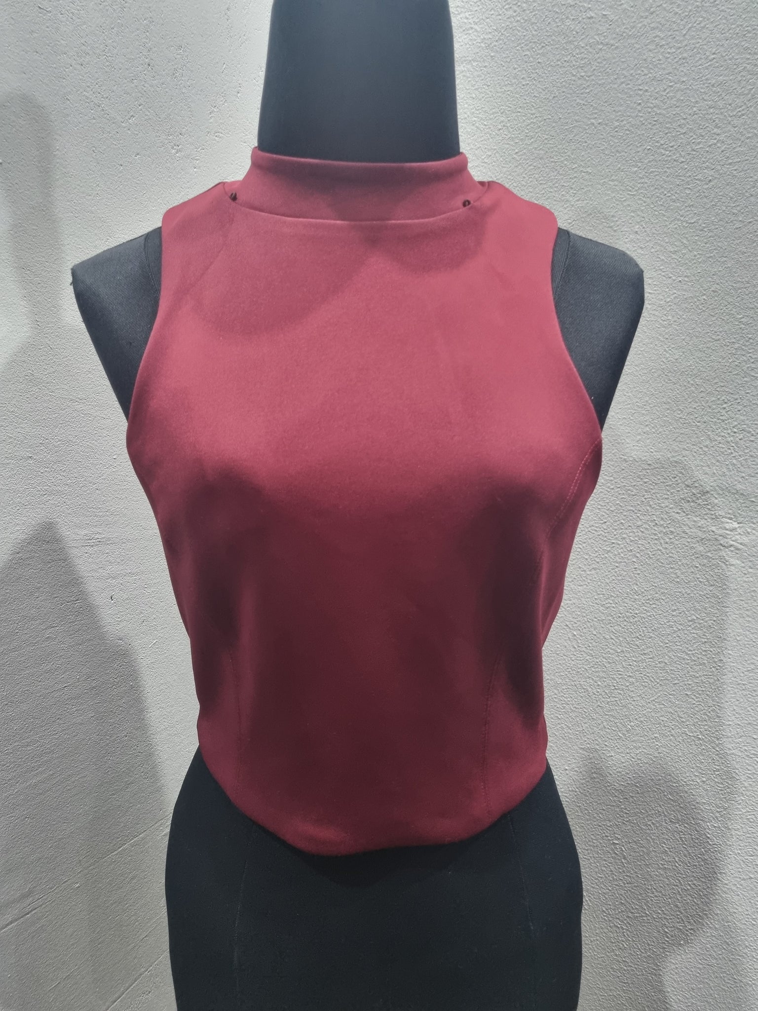 High Neck Crop Top (Medium)