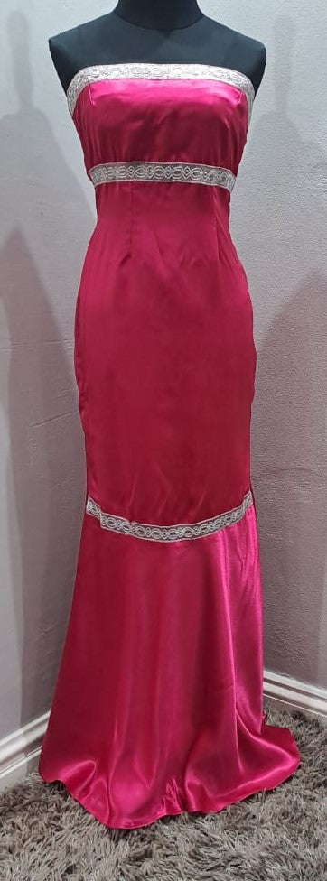 Satin Evening Wear Dress (Medium)