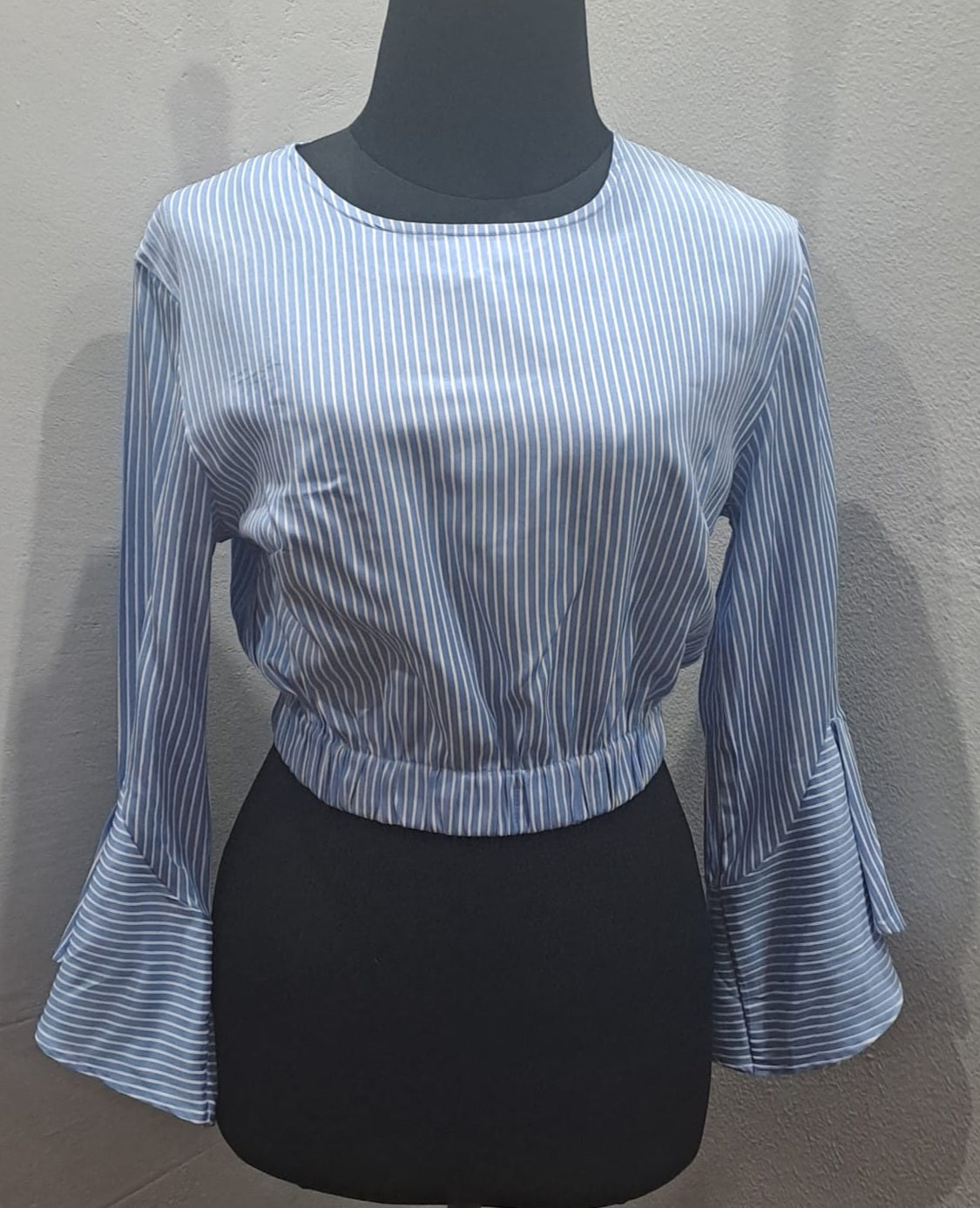 Bell Sleeve Crop Top (Medium)