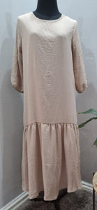 Long Sleeve Tier Dress (Large)