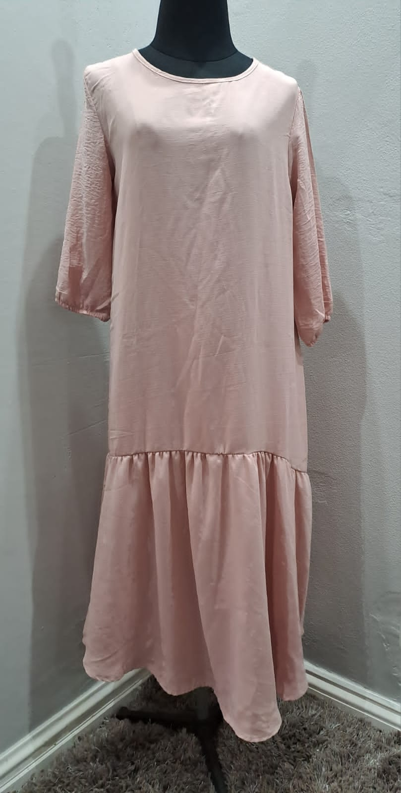 Long Sleeve Tier Dress (Small)