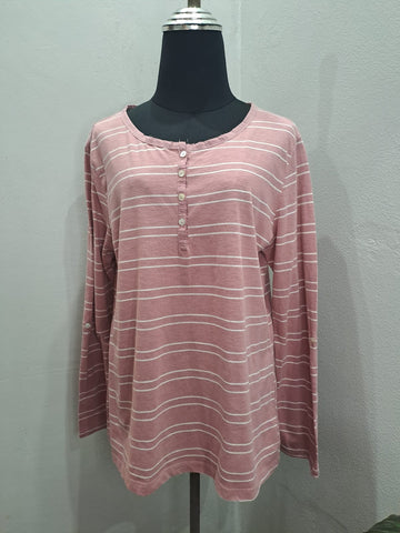 Striped Long Sleeve Top (2XL)