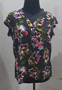 Floral Henley Top (Large)