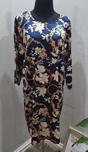 Floral Shift Dress (Large)