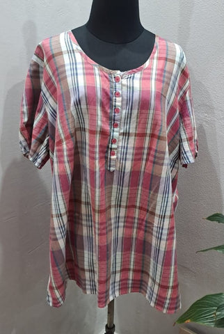 Cotton Check Shirt (2XL)