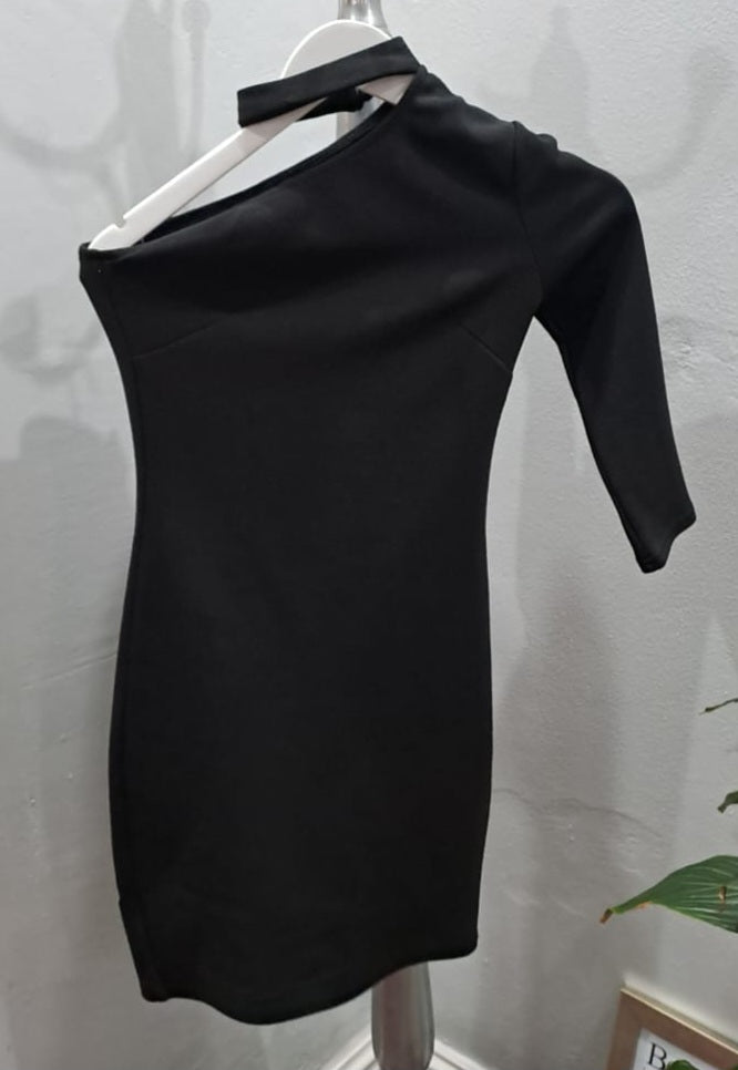 Off Shoulder Choker Dress (XSmall)