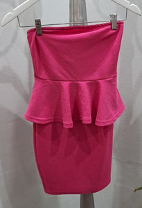 Strapless Peplum Dress (XSmall)