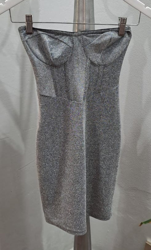 Glitter Strapless Dress (Small)