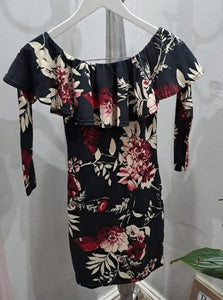 Zip Code Floral Dress (XSmall)