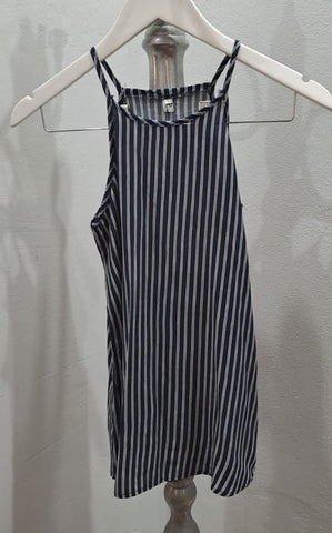 Striped Strappy Cami Top (XS)