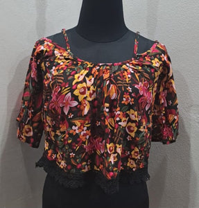 Cold Shoulder Crop Top (XS)
