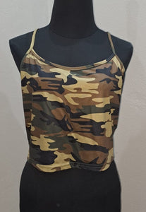 Camo Crop Top (XL)