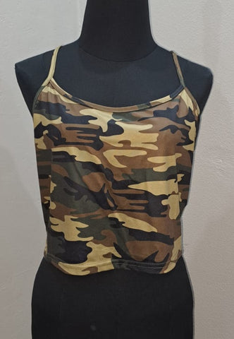 Camo Crop Top (XL)