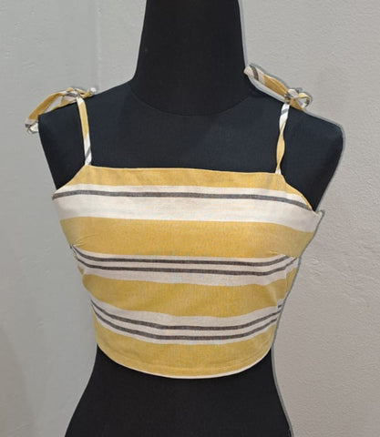 Linen Crop Cami Top (XS)
