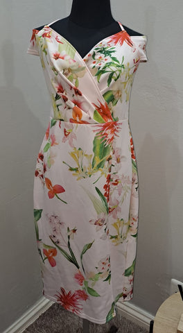 Floral Cold Shoulder Dress (14/38)