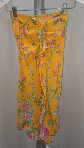Strapless Floral Dress (Small)