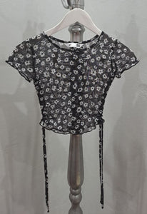 Floral Mesh Top (SS)