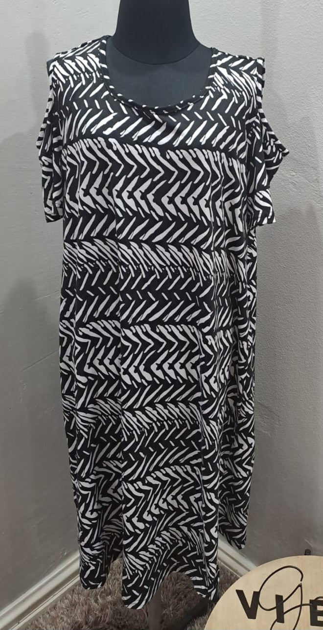 Milady's Cold Shoulder Dress (Large)