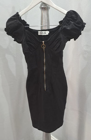Zip Bodycon Dress (Small)