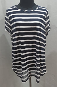 Striped Casual Top (XL)
