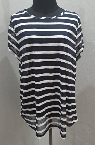 Striped Casual Top (XL)