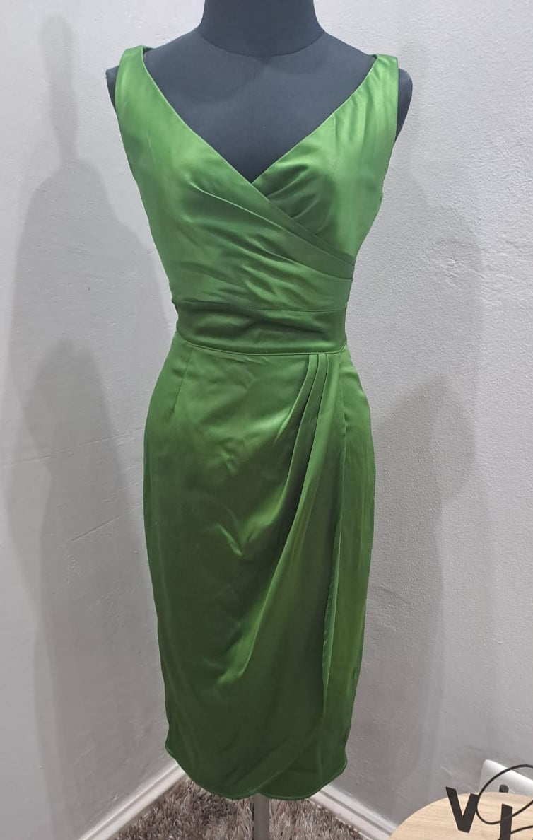 Satin Occasion Dress (Small)