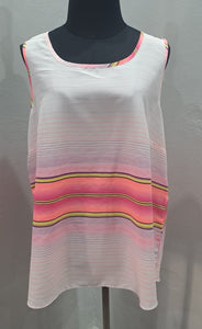 Striped Sleeveless Top (XL)