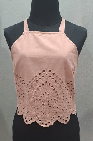 A&F Anglaise Crop Top (Small)