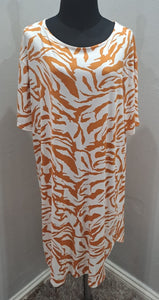 Patterned Slip On Dress (Large)
