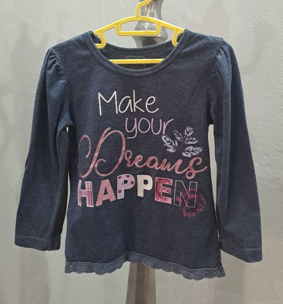 Girls PJ Top (3-4yrs)