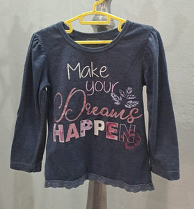 Girls PJ Top (3-4yrs)