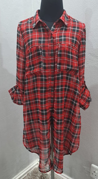 Chiffon Check Shirt (8/32)