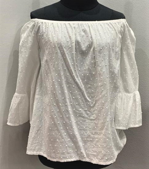 Off Shoulder Cotton Top (XSmall)