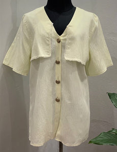 Vintage Square Collar Shirt (Large)