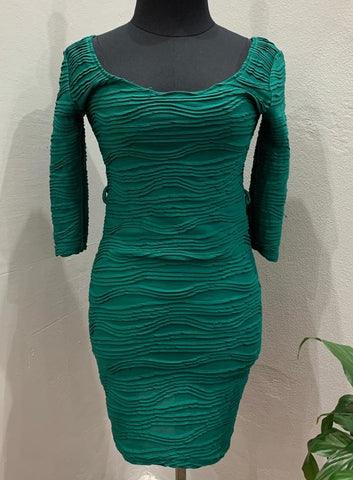 Embossed Bodycon Dress (Small)