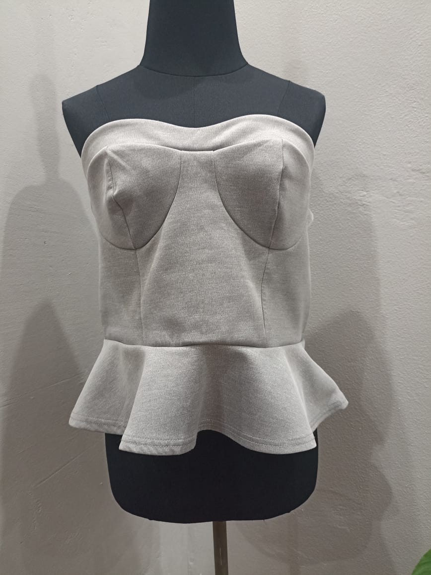 Strapless Peplum Top (XLarge)