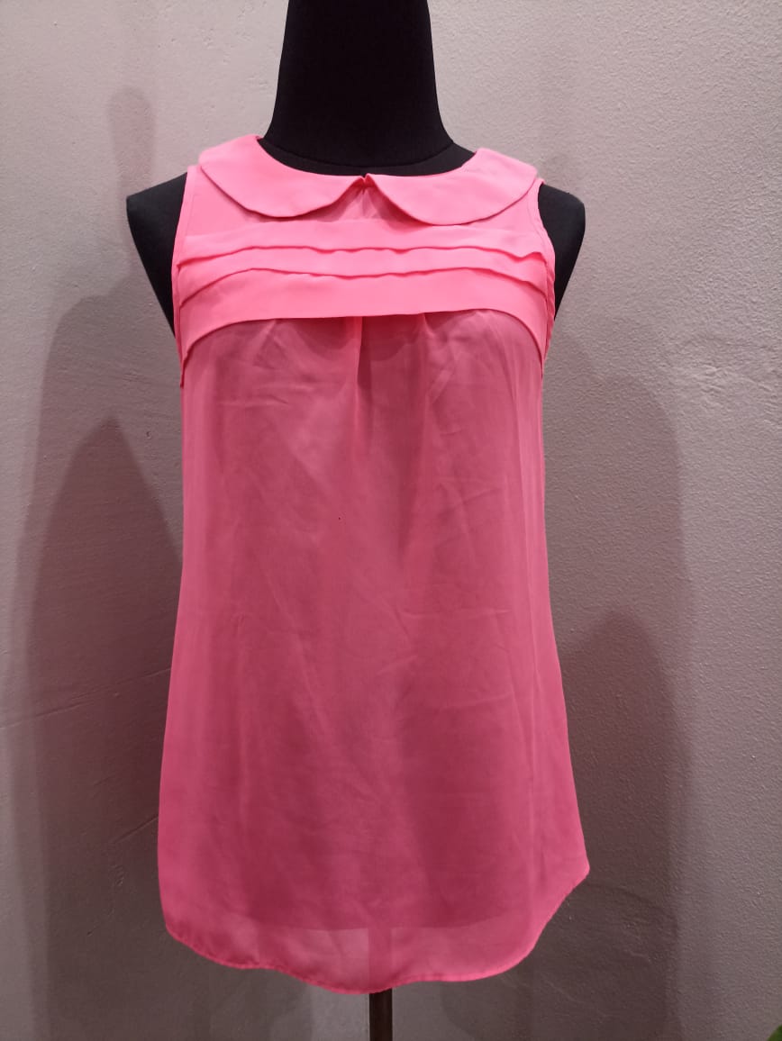 Free2BU Sleeveless Chiffon Top (6/30) – Tyke Trends