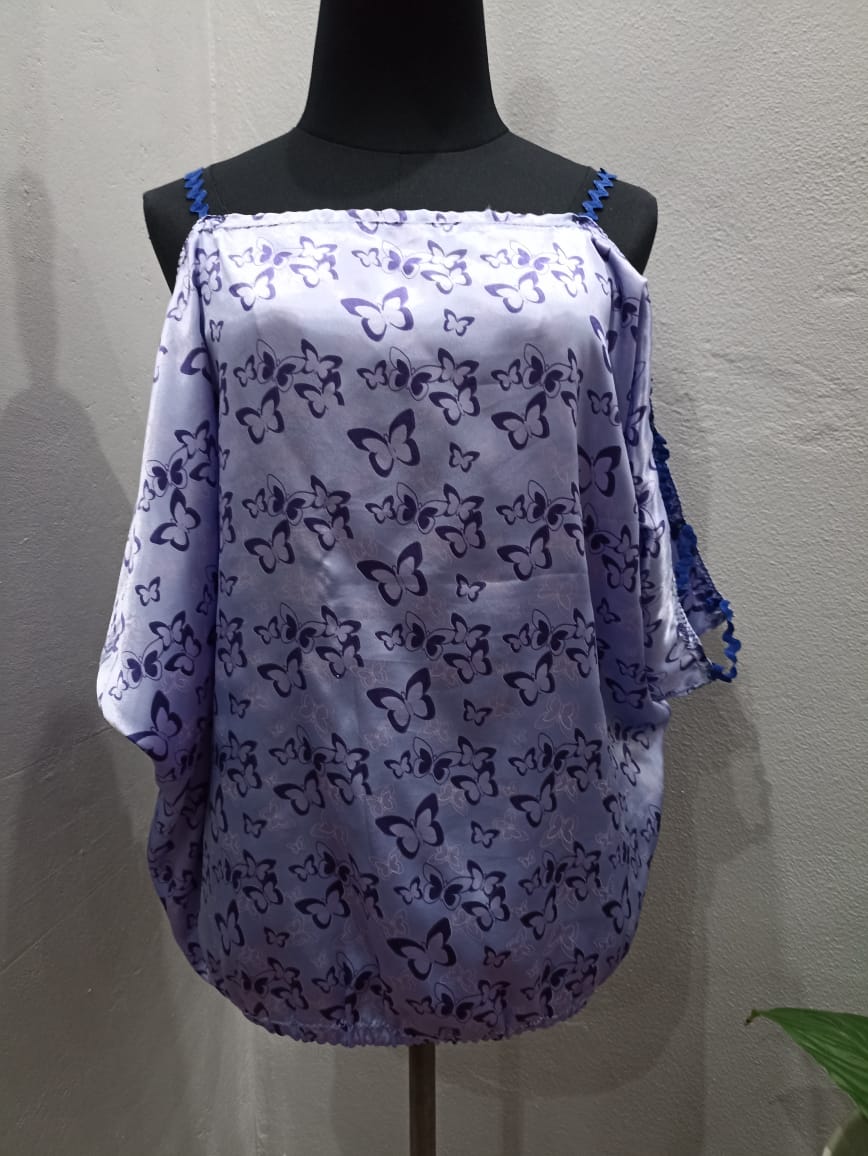 Cold Shoulder Butterfly Top (Medium)