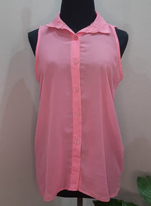 Chiffon Button Up Shirt (Medium)