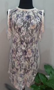 Cold Shoulder Lace Top (Small